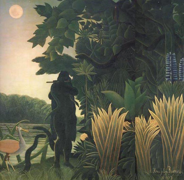 Henri Rousseau The Snake Charmer oil painting picture